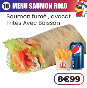 MENU SAUMON ROLO