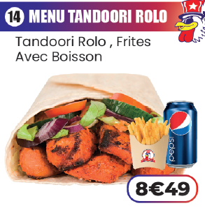 MENU TANDOORI ROLO